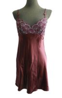 etwa Gr. 40 Unterkleid Lingerie Kleid dunkelrot