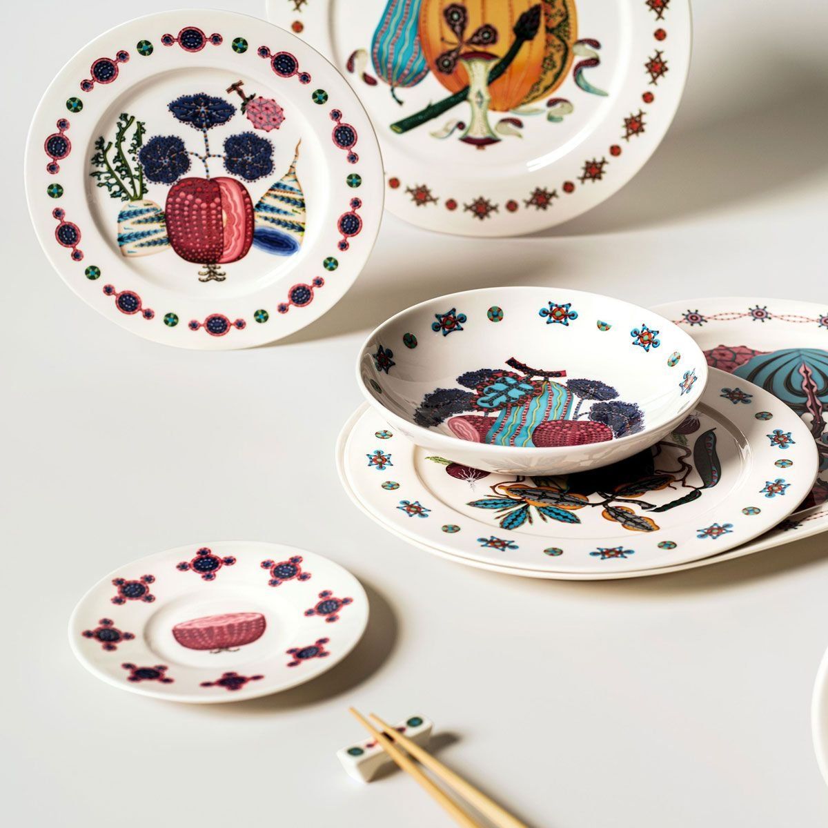 Piatti: 7 x Iittala Taika: weiss Teller flach 20cm – Nuovo e nell'imballaggio originale da Mönchaltorf venduto da godetra 2