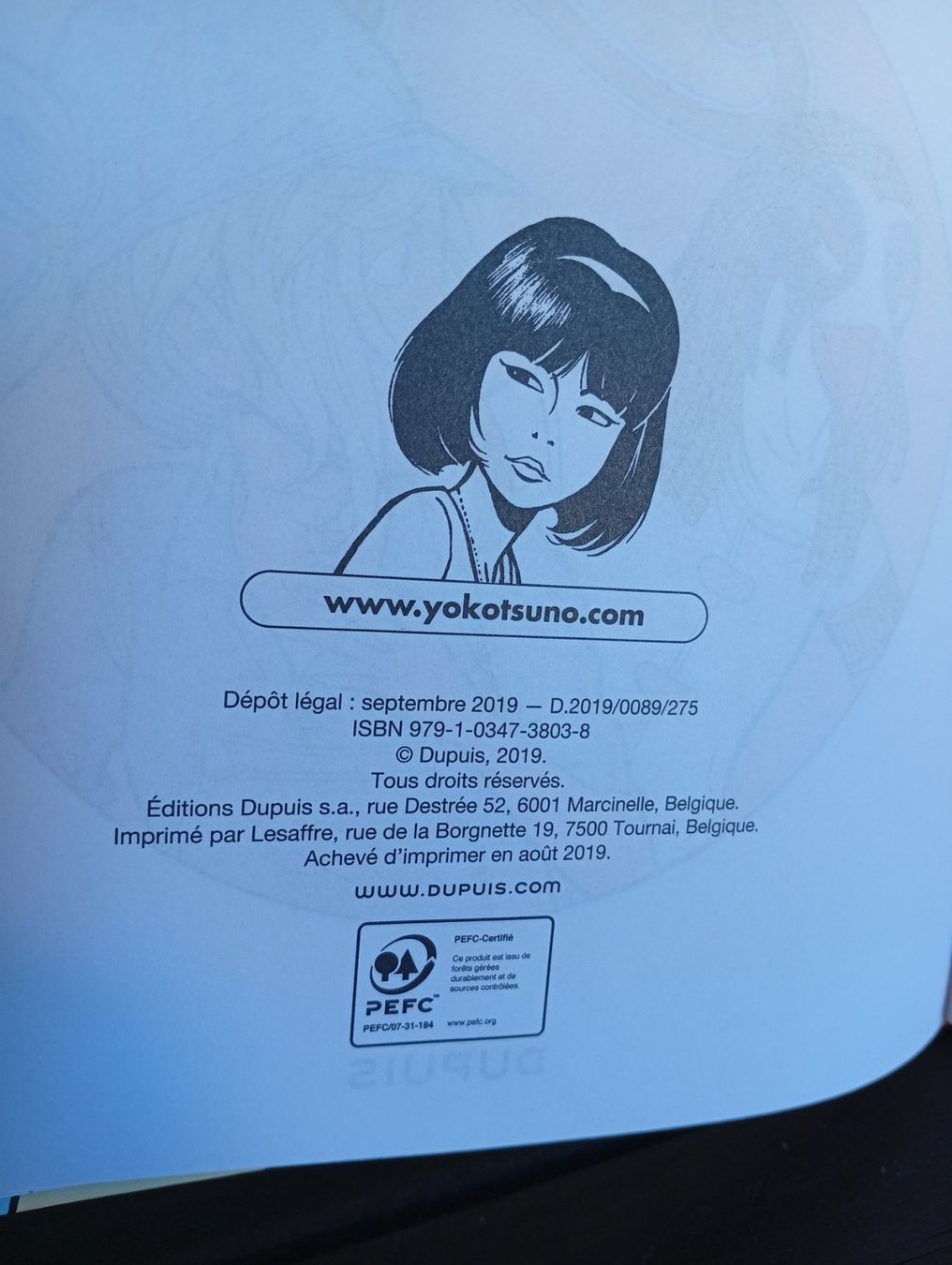 Comics: Yoko Tsuno – Gebraucht aus Perrefitte von 36B 1