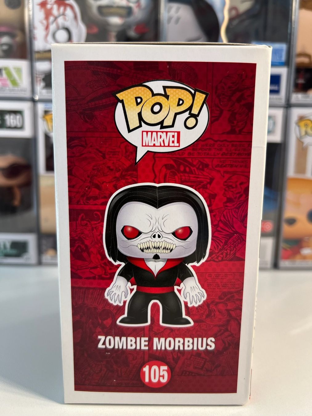 Funko Statuette: Funko POP Marvel Collector Corps Zombie Morbius Sortie 2015 – Usato da Le Mouret venduto da perfectbijou 1