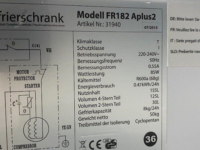 Gefrierschrank: Gefrierschrank – Gebraucht aus Niederhasli von Tigerproduct 8