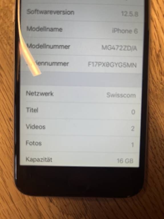 Apple Handys / Smartphones: IPhone 6 – Gebraucht aus Schüpfen von donald79 2