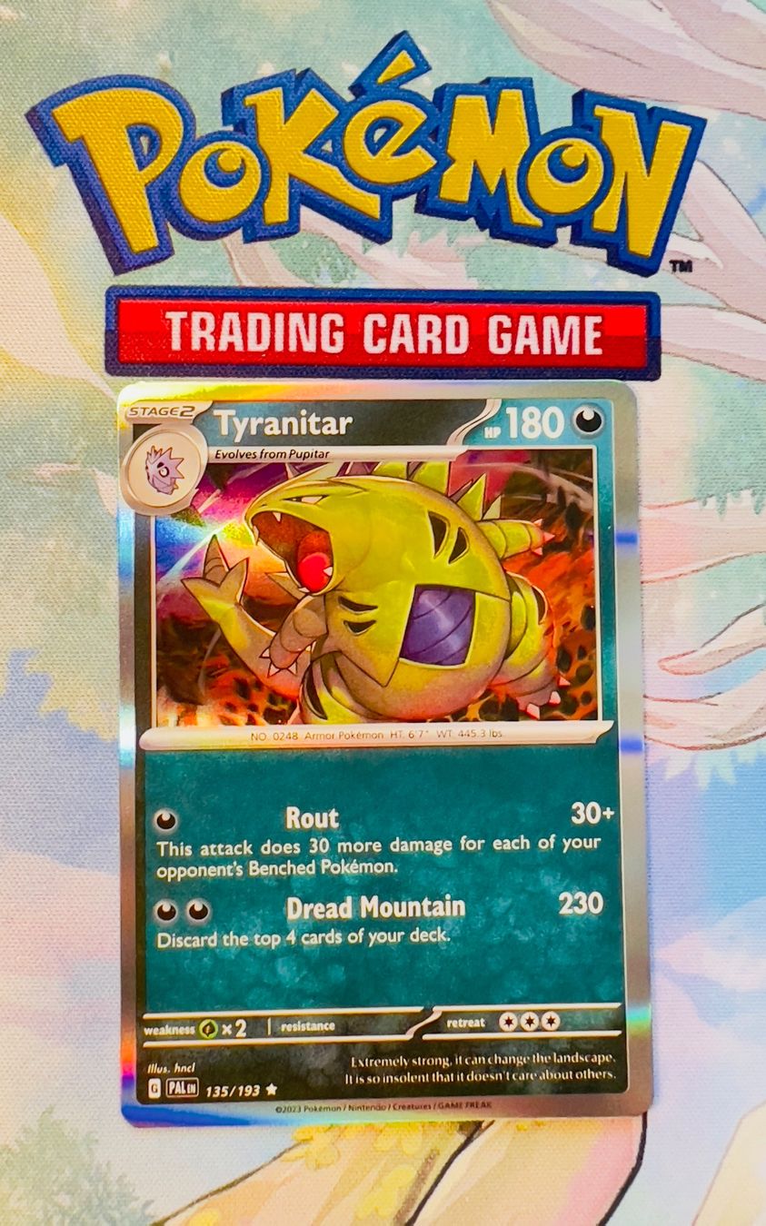 Cartoline: Tyranitar Holo Entwicklung in Paldea 135/193 – Nuovo (secondo la descrizione) da Sempach venduto da R-G