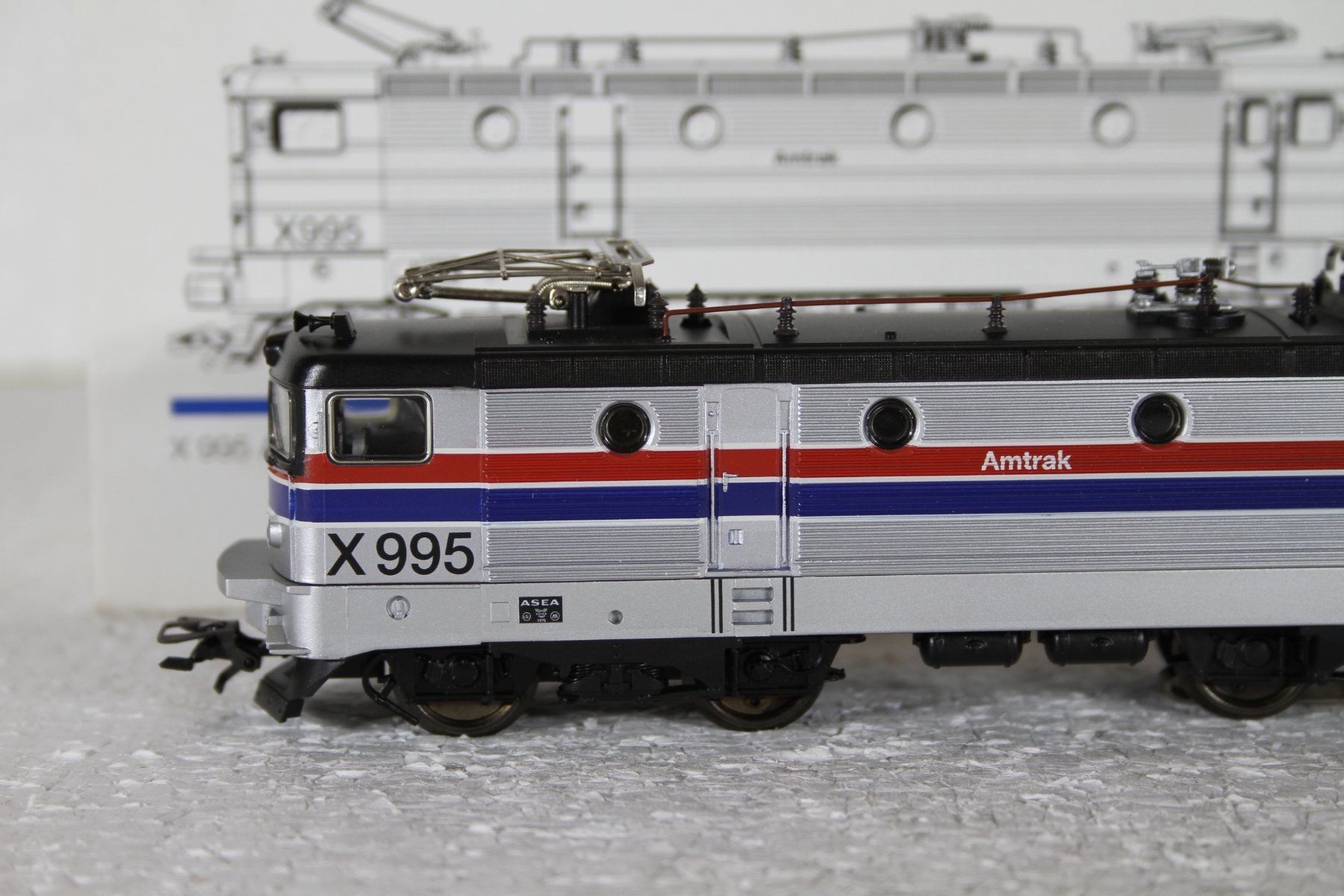 Märklin Modellini di ferrovie: Märklin 83341 USA Amtrak E-Lok Delta digital – Usato da Triesen venduto da cor_62ts 1
