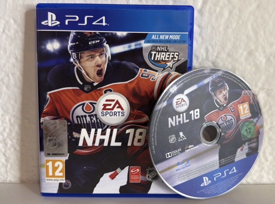 Sony Giochi: PS4/PS5 NHL 18 video game disc and case – Usato da Ehrendingen venduto da bubulence