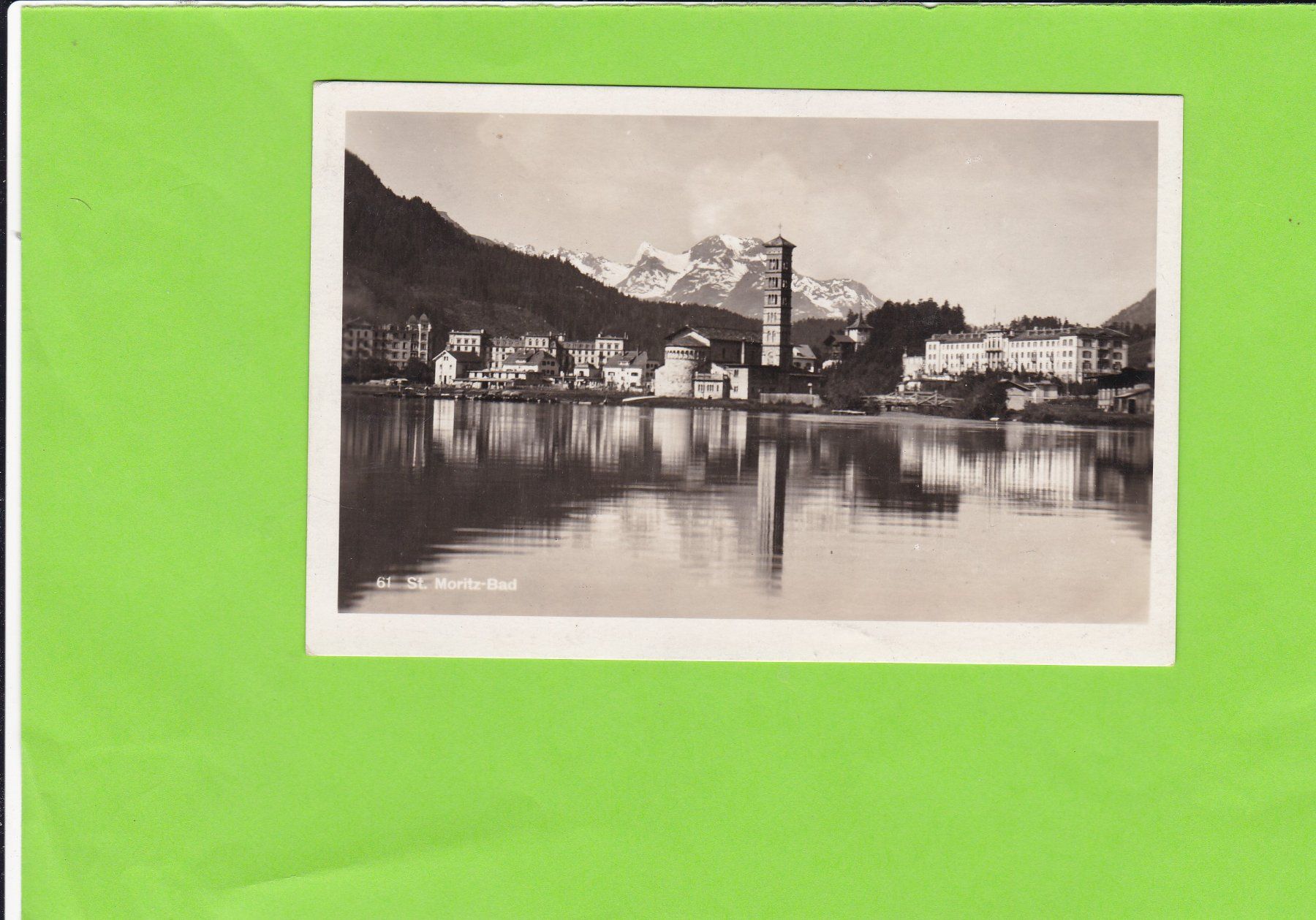 Cartoline postali: St. Moritz-Bad – Usato da St. Peterzell venduto da neckertal