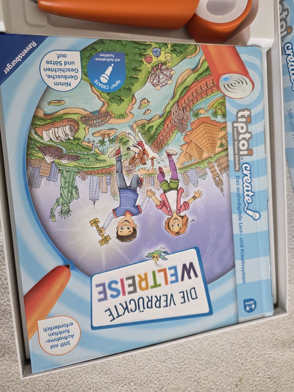 Tiptoi Giochi: Tiptoi Create Starter-Set: Stift & Weltreise-Buch – Usato da Dorf venduto da Echo_Elements 3
