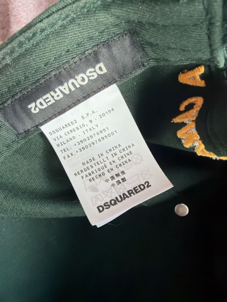 Dsquared2 Copricapi, berretti & cappellini: Dsquared2 Cap Herren Grün verstellbar – Usato da Walenstadt venduto da fabio.lymann 3