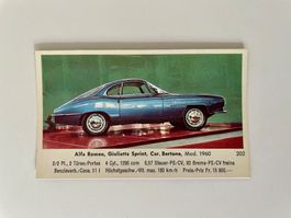Eikon Sammelbild 202 / Alfa Romeo Giulietta Sprint