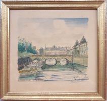 Aquarell / Frederiksholms Kanal
