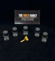The Gold Family – 2 ml Goldfläschchen 5er-Set