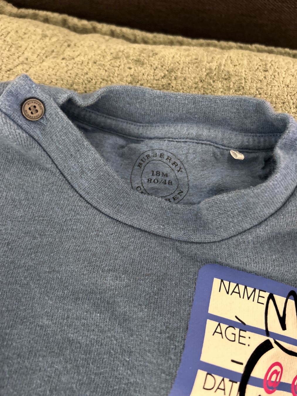 Burberry Pullover & Sweatshirts: Burberry Pullover blau Grösse 80 18M gebraucht – Gebraucht aus Solothurn von dre_sw9v 2