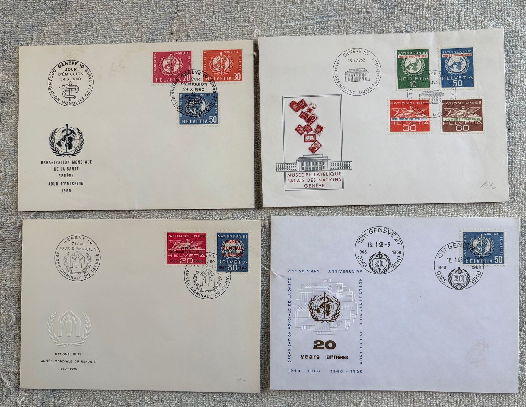 Tutti i francobolli: LOT BRIEFMARKEN – Usato da Ostermundigen venduto da Kari1937