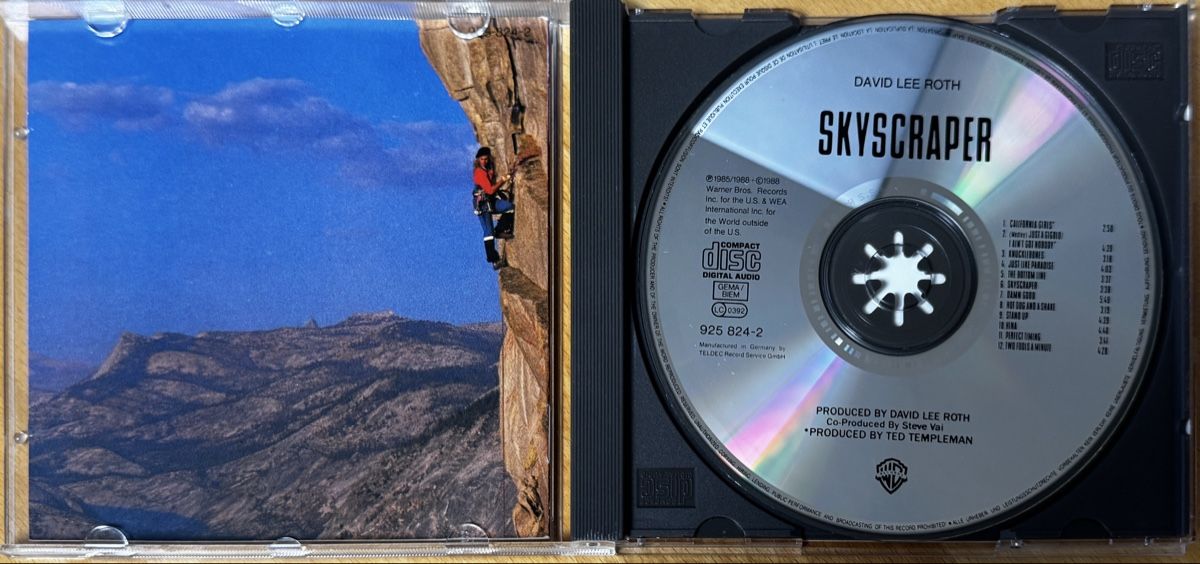 CDs: CD David Lee Roth - Skyscraper – Gebraucht aus Zürich von tomakomai 2