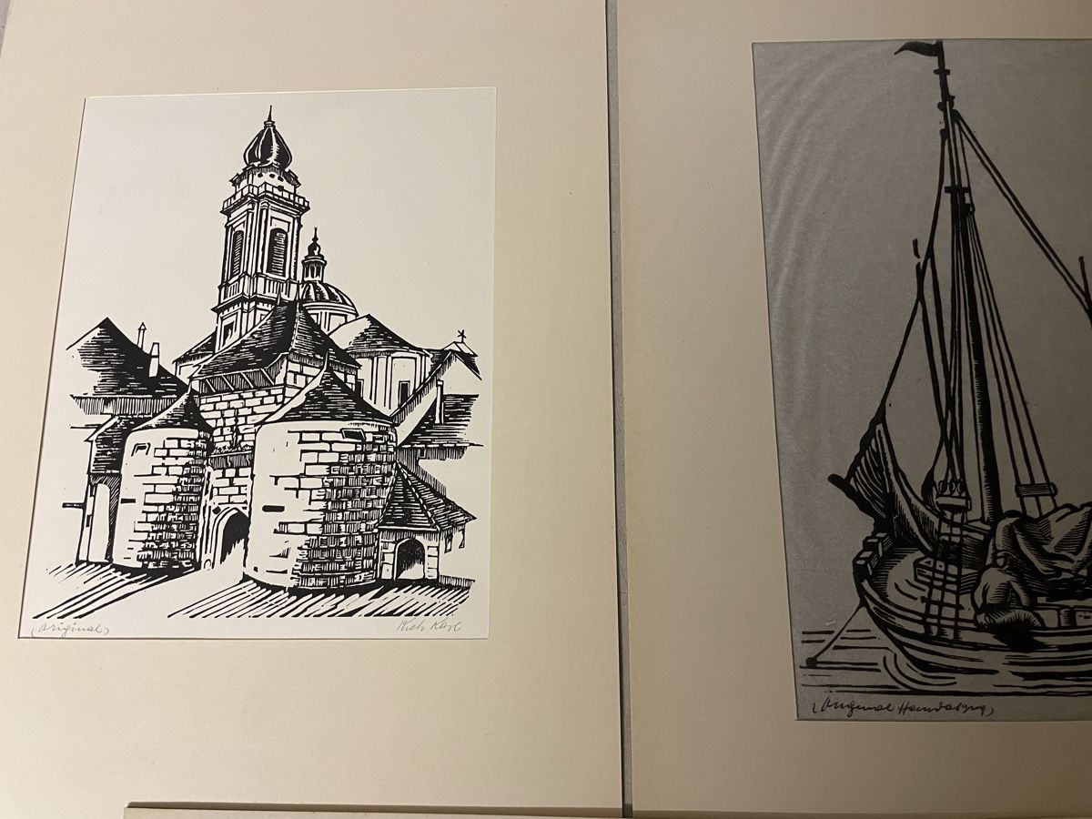 Xilografie: Karl Krebs, 5 Holzschnitte – Usato da Hindelbank venduto da chinok01 3