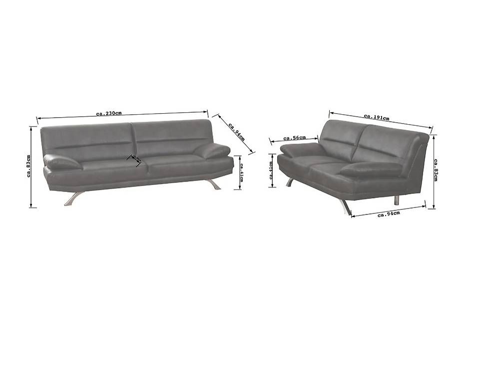 Divani: Sofa 3er 2er Microphaser!  – Usato da Zürich venduto da niko92