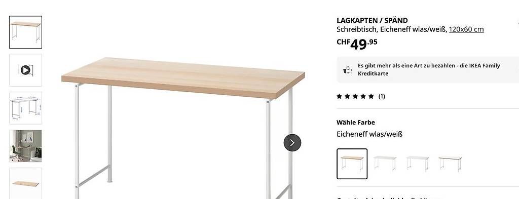 Ikea Scrivanie: Bürotisch /Basteltisch NEU – Nuovo e nell'imballaggio originale da Basel venduto da Nur_san