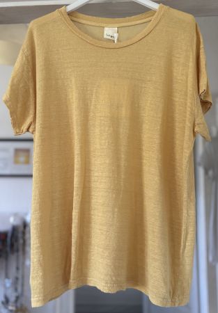 T-SHIRT 100% LIN!! M SOLDES DE FIN DE SAISON
