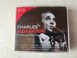 Charles Aznavour - Ses Plus Grandes Chansons / 5 CD Box OVP