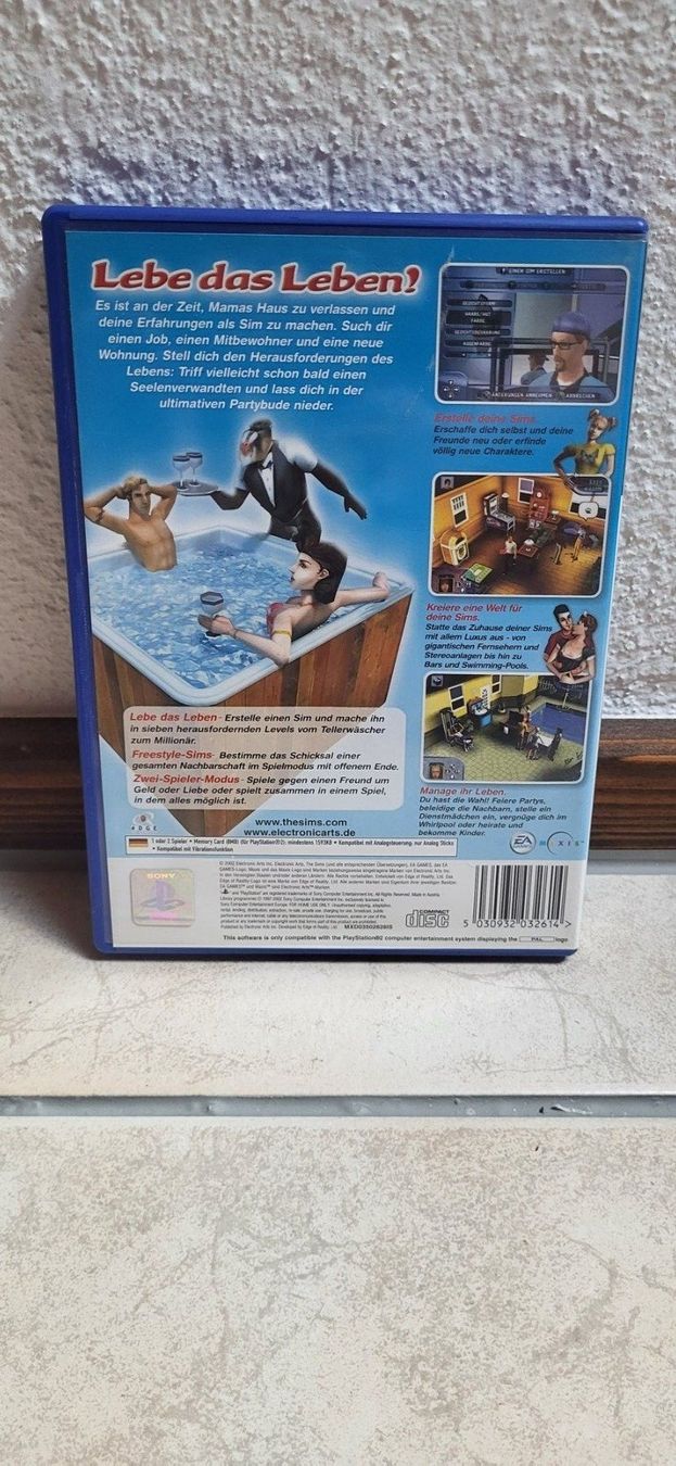 Sony Spiele: PS2 Spiel – Die Sims – Gebraucht aus Münsingen von Heroism2010 1