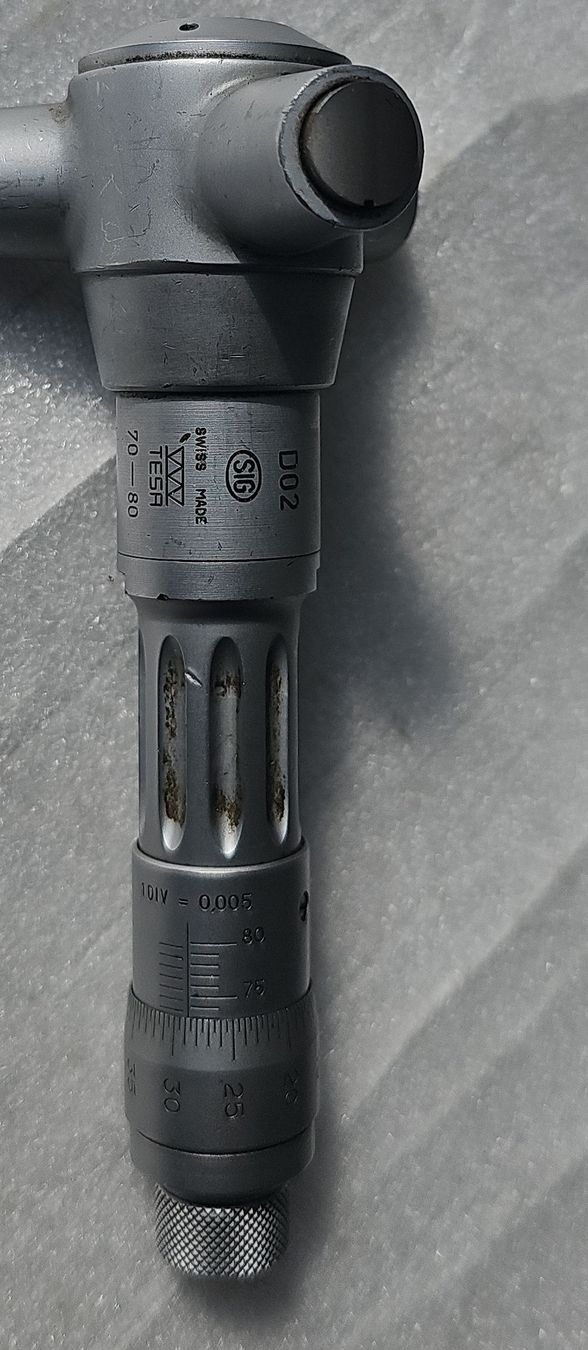 Tesa Mesurer: Präzisions-Messschraube TESA TECH, Messbereich 70-80mm – D'occasion à Neuhausen par reifen-profis