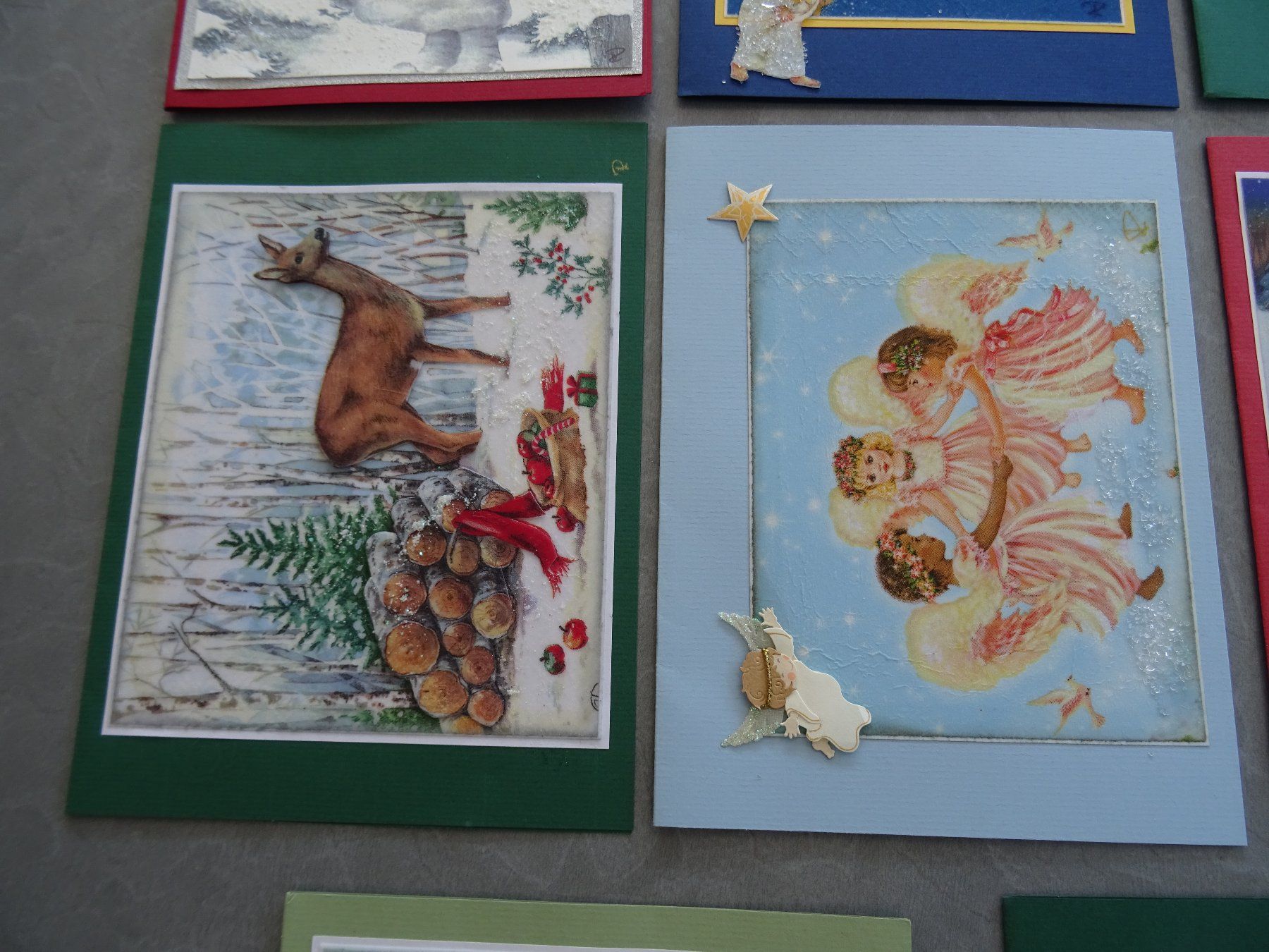 Cartoline: 11 Weihnachtskarten handarbeit – Nuovo (secondo la descrizione) da Rothrist venduto da heinrich1966 3