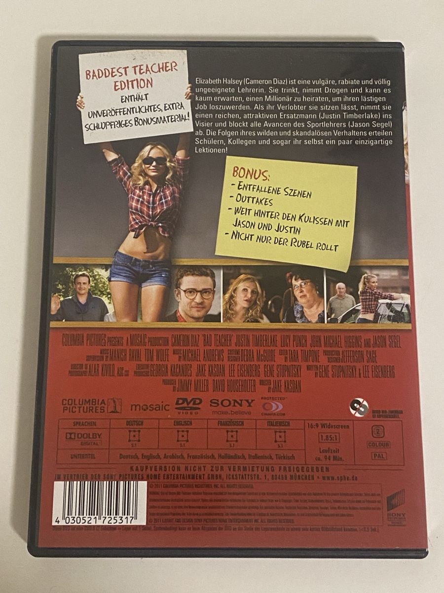Alle DVDs: Bad Teacher DVD – Gebraucht aus Oensingen von mig_99db 1