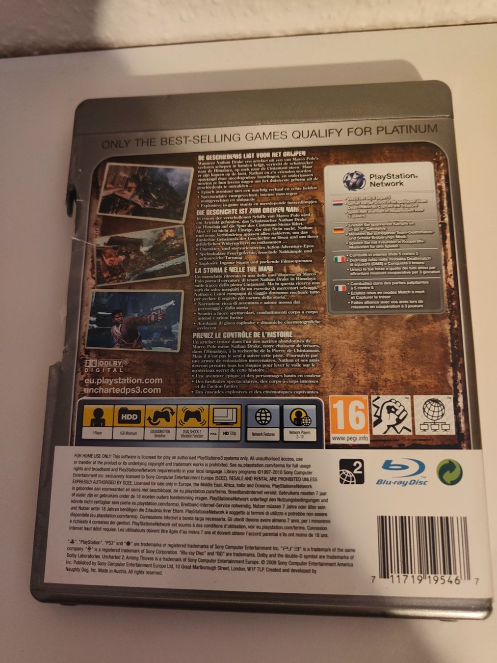 Sony Spiele: Uncharted 2 - PS3 – Gebraucht aus Wittinsburg von MrSascha 2