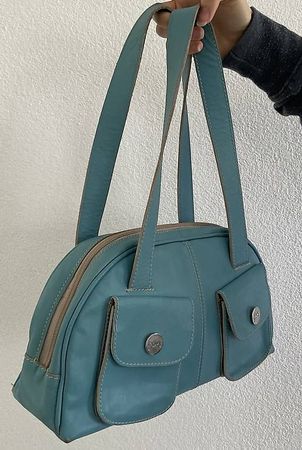 Vintage Mini-Handtasche aus Leder