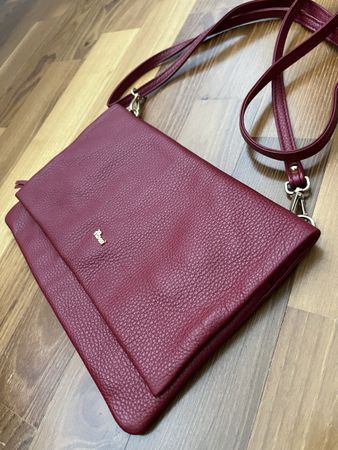 Rossi Leder Umhängetasche-Clutch - NEU