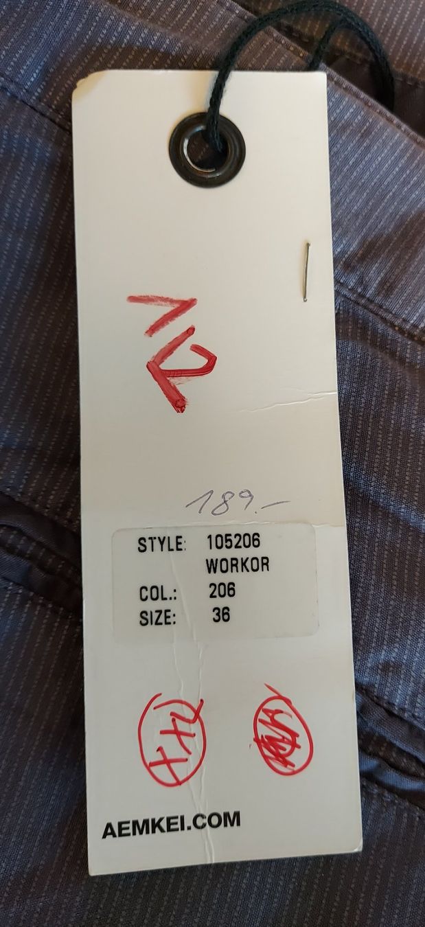 Pantaloni: Neue Aemkei Herren Stoffhose Gr. 36 – Nuovo e nell'imballaggio originale da Basel venduto da Mazzo84 3
