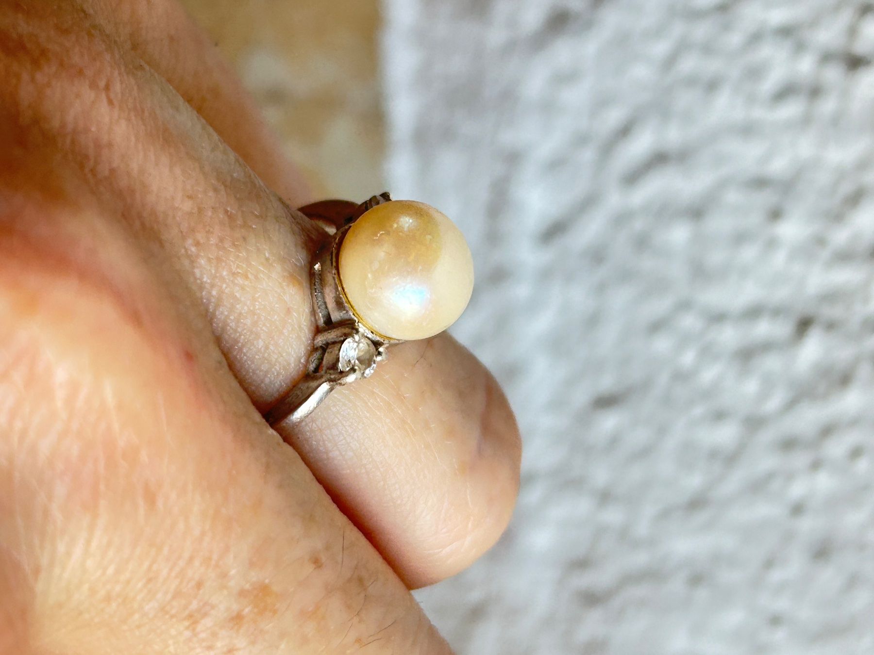 Anelli: Elegante Vintage Perlenring  (55/17.5) – Usato da Laufen venduto da Bellavitaboom 5