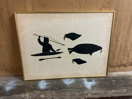Druck Pappidluk/Egutak Holman Inuit-Kunst
