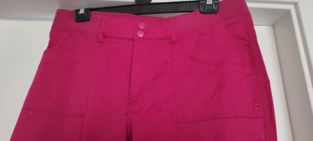 Pantalon 3/4 bordeaux