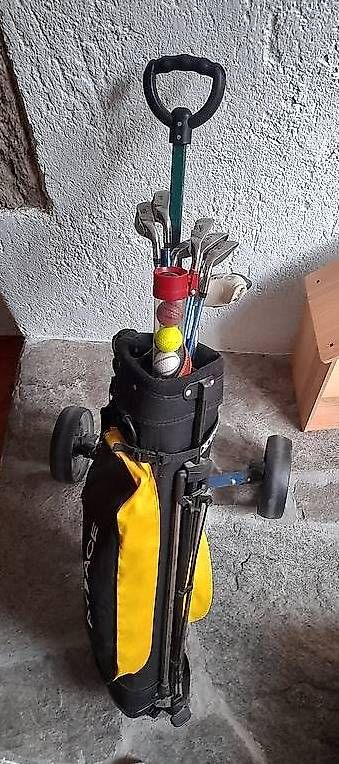 Mazze & Set: Set golf: ferri 5P, putter Odyssey, sacca, car. 3 ruote – Usato da Pregassona venduto da pol_8xjs