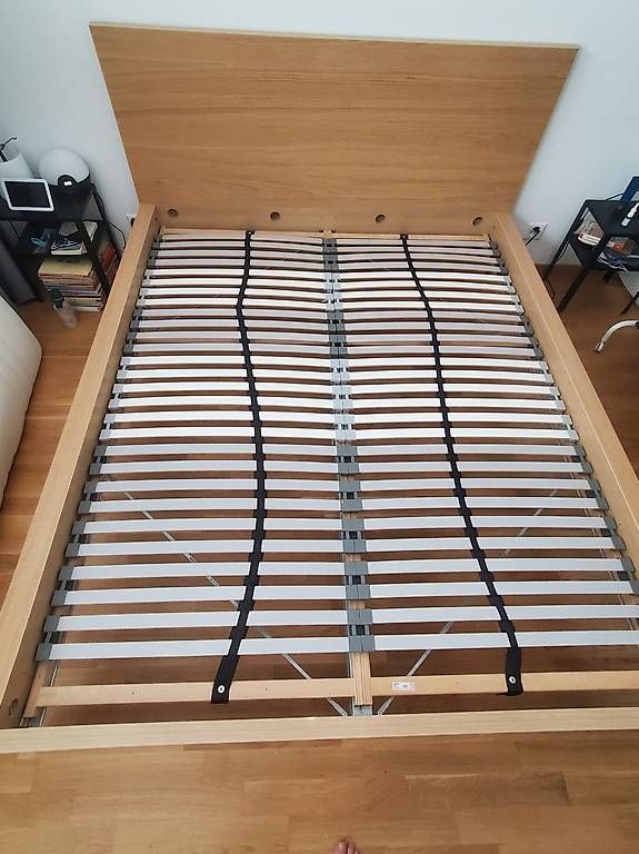 Reti a doghe: Malm bedframe + Lonset sommier – Usato da Genève venduto da jp1_s8mz