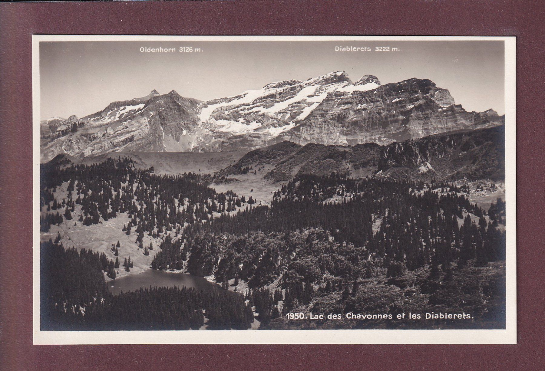 Cartes postales: LAC DES CHAVONNES - Diablerets – D'occasion à Pully par nicecards