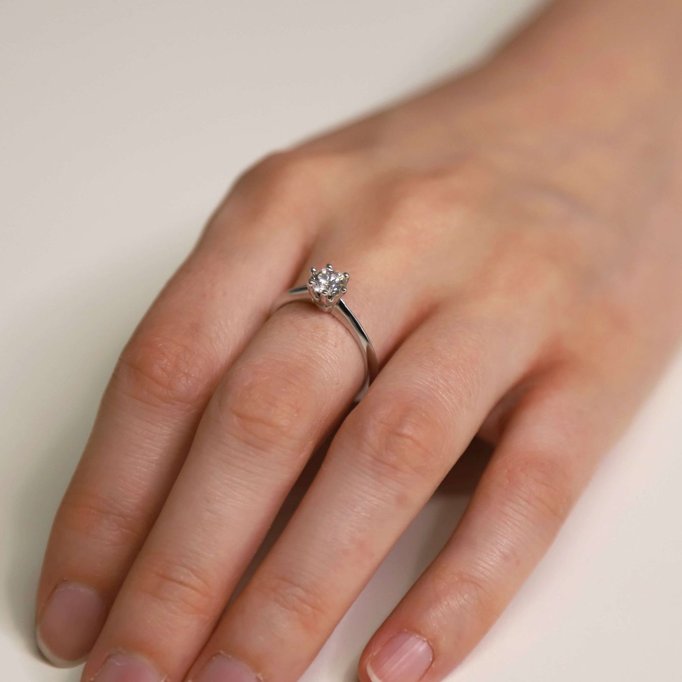 Anelli: Diamant Solitär Ring – Usato da Zürich venduto da Vintage-Jewellery 6