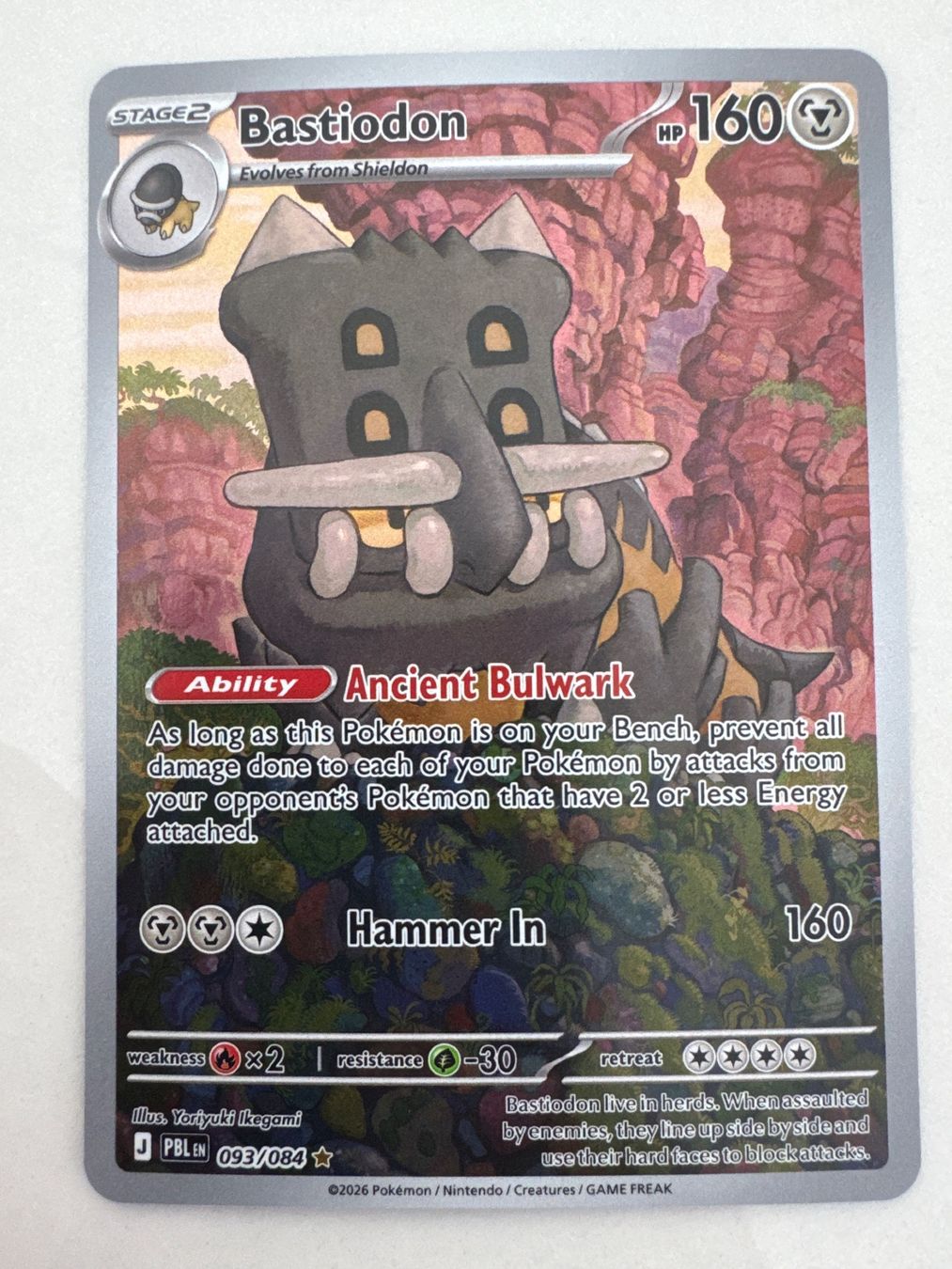 Pokémon Carte collezionabili: Bastiodon PBL093 EN - Pitch Black – Nuovo (secondo la descrizione) da Wil SG venduto da Prof.Eich