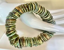 Statement-Armband aus echten Muscheln – Unikat - 70g