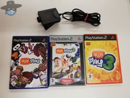 Eye Toy Kamera + 3 EyeToy Games / PS2 Playstation 2