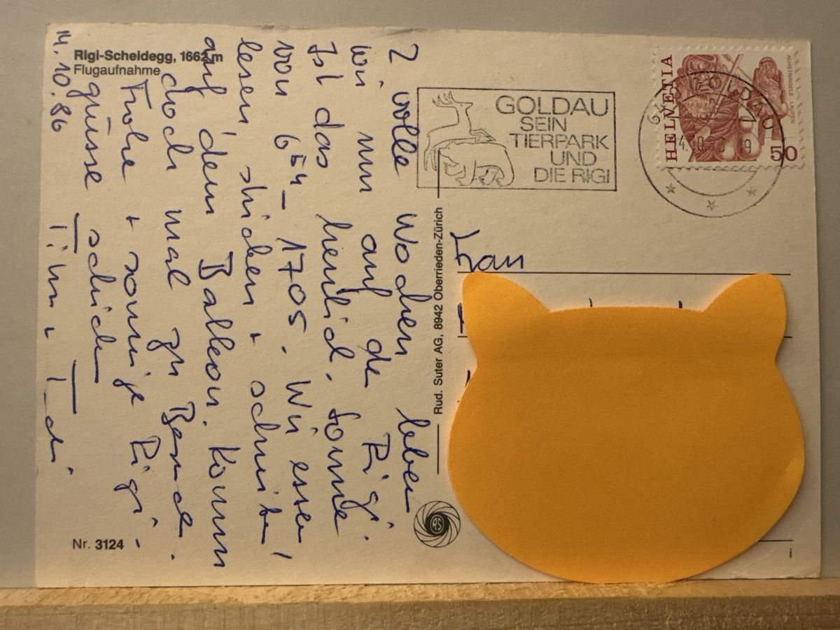Cartoline postali: AK von Rigi Scheidegg – Usato da Rümlang venduto da Kartenpost1 1