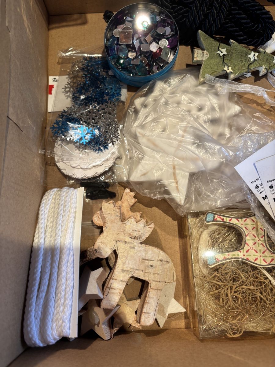 Alle Dekorationen: Weihnachtsdeko Bastelmaterial Christbaumschmuck DIY Set – Neu (gemäss Beschreibung) aus Herzogenbuchsee von ameise02 2