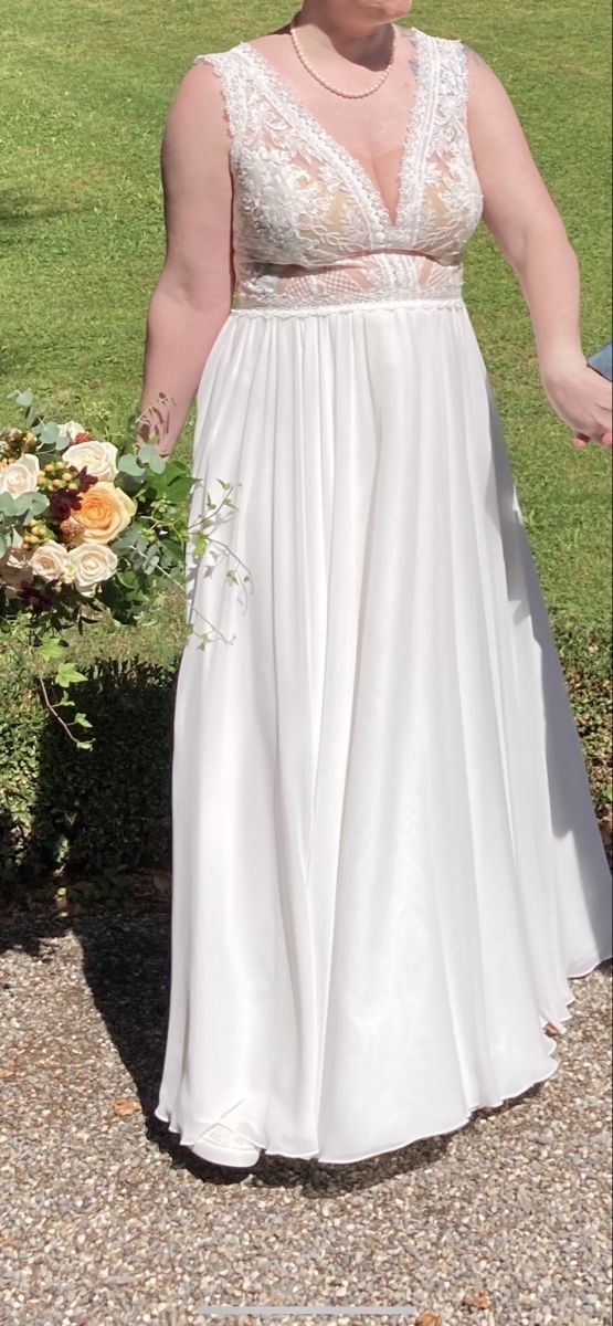 Vestiti: Wunderschönes Hochzeitskleid Grösse 42 – Usato da Stettlen venduto da simone.apera 2