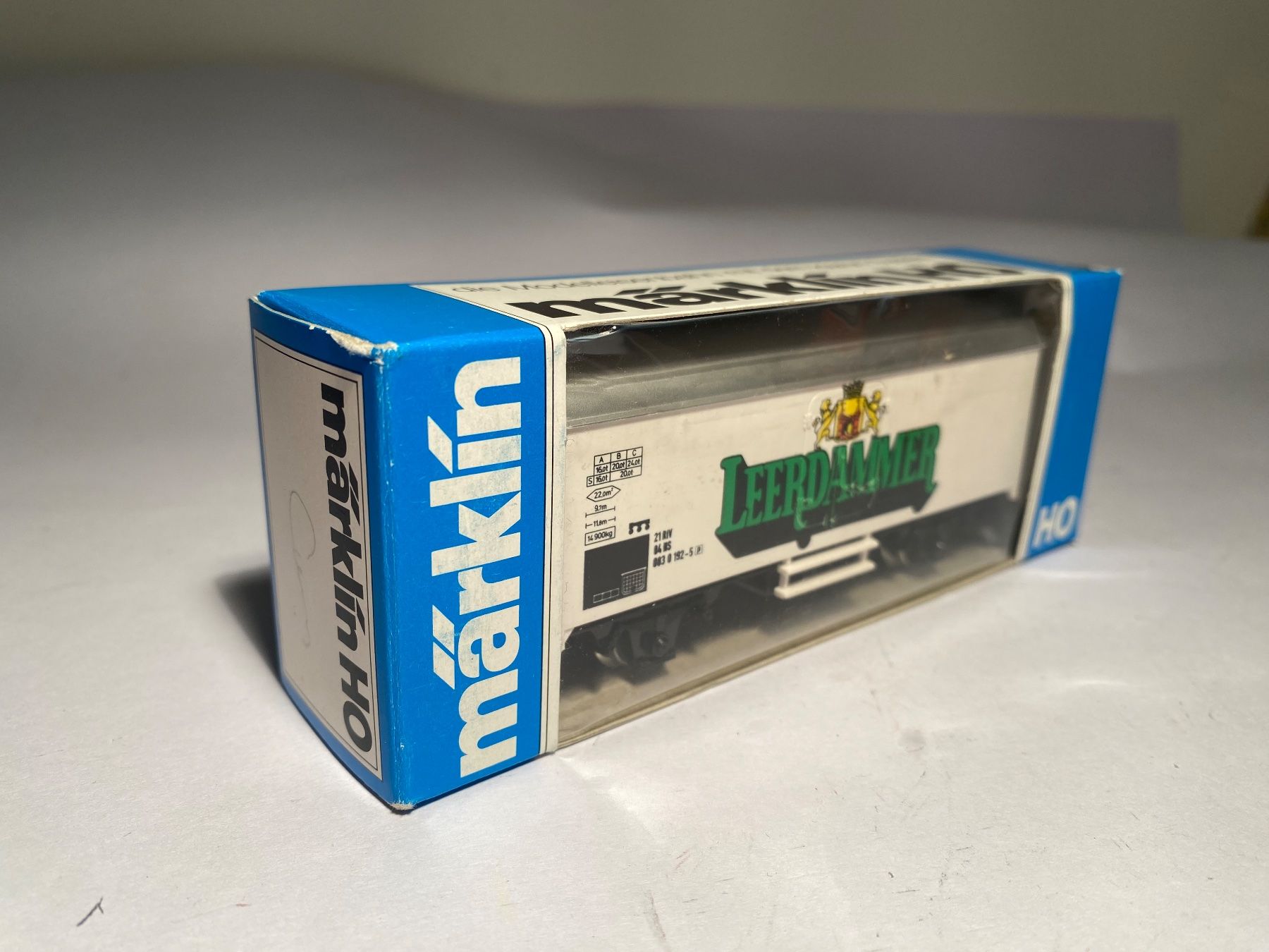 Märklin Modellini di ferrovie: Märklin, Kühlwagen LEERDAMMER, AC Achsen – Usato da Buchrain venduto da Modellbahn11 7