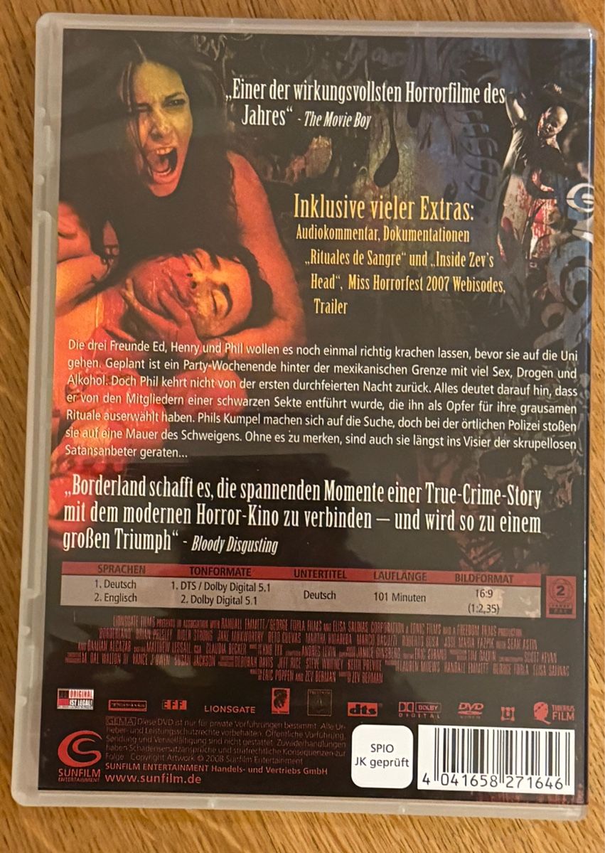Tous les DVDs: DVD: Borderland – D'occasion à Belp par Smiley90 1