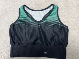 Brassière Sport Turquoise/Noir T.S