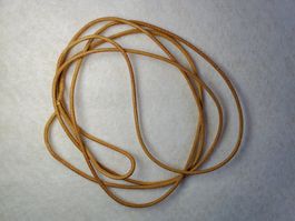 Ziegenlederband braun 105 cm