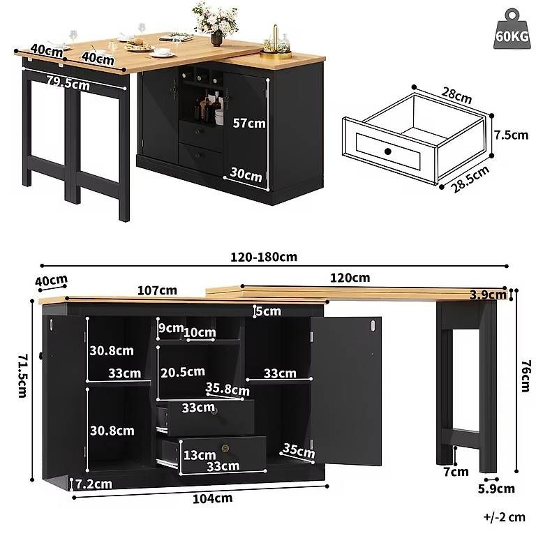 Tische: Bartisch mit Sideboard – Neu und originalverpackt aus Sempach von Metallady86 1