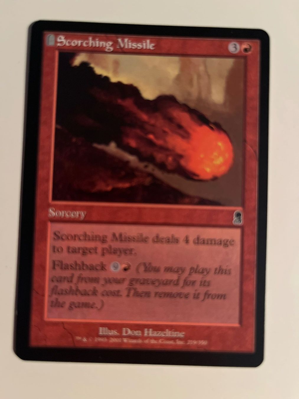 Magic The Gathering Sammelbilder & Trading cards: 1 x Scorching Missile - Magic: The Gathering - MtG – Gebraucht aus Kriens von Shadi1980